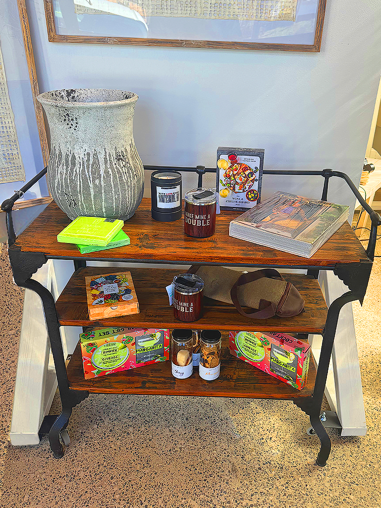 shelf-tumblers-drink-mixes-vase-candles