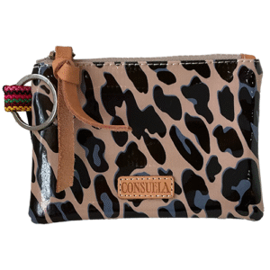 Consuela blue jag pouch
