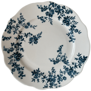 Cottage blue dinner plate 