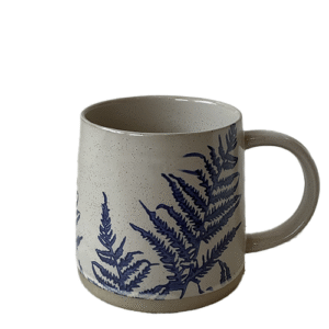 Earth Blue Foliage Mug Fern