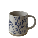Earth Blue Foliage Mug Flowering