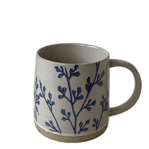 Earth Blue Foliage Mug Flowering